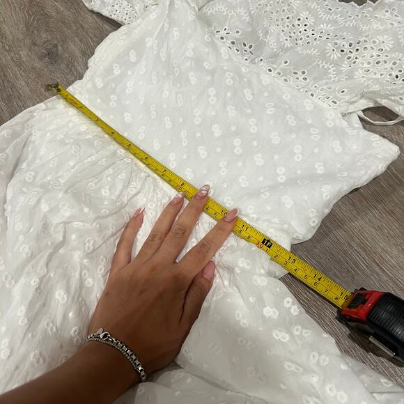 Isabel Marant Etoile Timoria Asymmetrical Dress White Size 2 XS - Picture 10 of 12